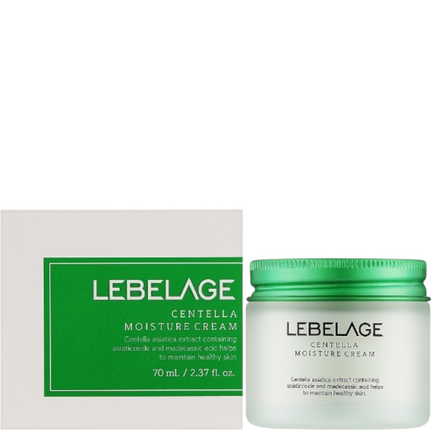Lebelage Centella Moisture, Nawilżający krem z wąkrotką azjatycką