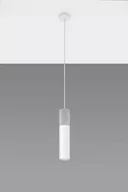 Lampy sufitowe - Sollux Lighting Lampa wisząca BORGIO 1 biały - miniaturka - grafika 1