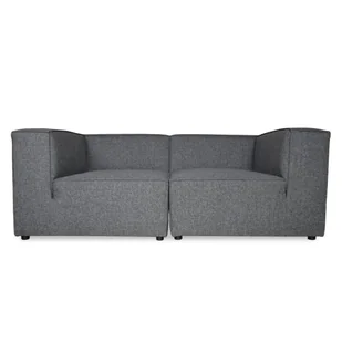 Sofa CUBE 2 - tkanina Kongo kolor szary melanż - Sofy i kanapy - miniaturka - grafika 1