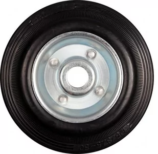 Vorel Koło 125mm łożyskowane czarna guma 87453 - Wózki magazynowe - miniaturka - grafika 1