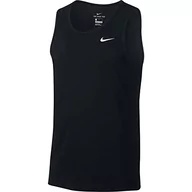 Koszulki męskie - Nike Męski top M NK Dry Tank DFC Solid Top, czarny/(biały), 2XL-T - miniaturka - grafika 1