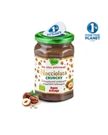 Słodkie kremy i masła - RdA Nocciolata Crunchy BIO - krem z orzechów laskowych (18,5%) i kakao (6,5%) 250g - CRUNCHY - z chrupiącymi kawałkami orzechów laskowych - miniaturka - grafika 1