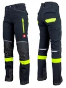 Odzież robocza - ELASTYCZNE Spodnie robocze ODBLASKOWE SOFTSHELL HV - miniaturka - grafika 1