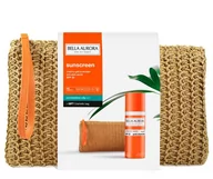 Zestawy kosmetyków damskich - Bella Aurora Zestaw (Krem-żel przeciwsłoneczny SPF50+ 50ml + Kosmetyczka 1 szt) - miniaturka - grafika 1