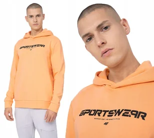 4F BLUZA MĘSKA DRESOWA SPORTOWA Z KAPTUREM - Bluzy męskie - miniaturka - grafika 1