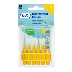 TePe Munhygienprodukter AB Original 0.7 mm, żółta, 6 szt. - Produkty na nieświeży oddech - miniaturka - grafika 1