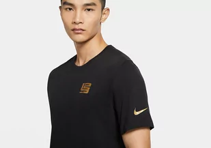 Nike Lebron James 'Strive For Greatness' Dri-Fit Tee Black - Koszulki męskie - miniaturka - grafika 1