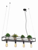 Lampy sufitowe - Fiore - lampa wisząca czarny mat 340601-30 - miniaturka - grafika 1