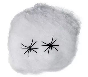 Guirca Dekoracja Pajęczyna Nylon biała GUIRCA 20 g GU16877 - Halloween - miniaturka - grafika 1