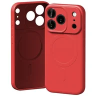 Etui i futerały do telefonów - Etui MERCURY Semi-Silicone MagSafe do Apple iPhone 17 Pro Czerwony - miniaturka - grafika 1