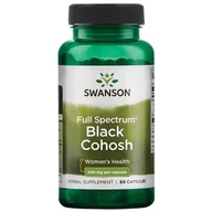 Witaminy i minerały dla sportowców - Swanson Black Cohosh 540mg 60 kapsułek - miniaturka - grafika 1