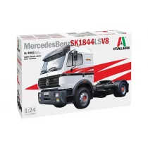 Model plastikowy Mercedes Benz SK 1844 LS V8 1/24 Italeri - Modele do sklejania - miniaturka - grafika 1