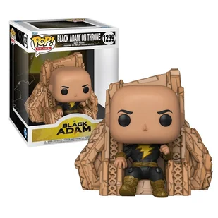Funko POP, figurka Deluxe: Black Adam, Block Adam on Throne - Figurki kolekcjonerskie - miniaturka - grafika 2
