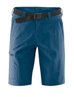 Odzież trekkingowa męska - Maier Sports męskie spodnie bermudy huang składa się z 90% PA 10% EL w 32 rozmiarach, Outdoor/funkcja spodnie/szorty z paskiem, BI-elastyczne, szybkoschnące i odporne na działanie wody, niebieski, 70 130002 - miniaturka - grafika 1