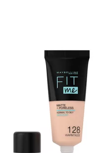 Maybelline Fit Me! Matte + Poreless podkład 30 ml dla kobiet 128 Warm Nude - Podkłady do twarzy - miniaturka - grafika 2