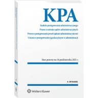 Prawo - KPA Kodeks postępowania administracyjnego Nowa - miniaturka - grafika 1