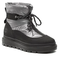 Śniegowce damskie - Śniegowce Timberland - Ray City Puffer TB0A5NM30011 Black Leather - miniaturka - grafika 1