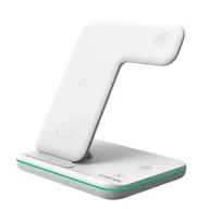Ładowarki do telefonów - Canyon Bezprzewodowa ładowarka 3v1 pro telefon Apple Watch Airpods CNS-WCS303W - miniaturka - grafika 1