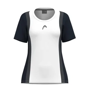 Koszulka dziewczęca Head CLUB 25 Tech T-Shirt Girls Navy/White 164 cm - Koszulki dla dziewczynek - miniaturka - grafika 1