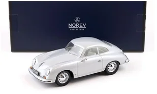 Norev Porsche 356 Coupe 1952 Silver Grey 1:18 187452 - Samochody i pojazdy dla dzieci - miniaturka - grafika 1