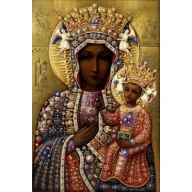 Malowanie po numerach - Norimpex Malowanie po numerach Matka Boska Częstochowska 40x50cm 2000667 - miniaturka - grafika 1