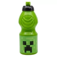 Shakery i bidony sportowe - NoName BUTELKA PLASTIKOWA BIDON MINECRAFT 400ML standard 40432 - miniaturka - grafika 1