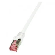 Kable - Logilink Patchcord Cat.6 S/FTP PIMF PrimeLine7.5 m, biały CQ2081S - miniaturka - grafika 1