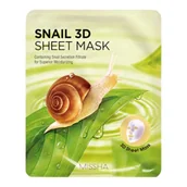 Maseczki do twarzy - MISSHA - Snail 3D Sheet Mask - miniaturka - grafika 1