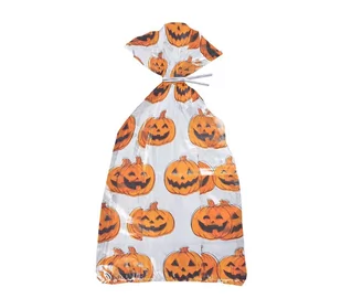 Torebki foliowe na słodycze "Dynia" 20 sztuk - Halloween - miniaturka - grafika 1