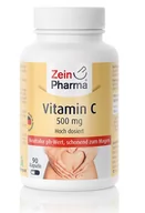 Witaminy i minerały - Zein Pharma - Witamina C, Buforowana, 500mg, 90 kapsułek - miniaturka - grafika 1