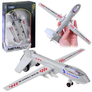 Dron Wojskowy Metalowy Bojowy Dźwięk - Samoloty i helikoptery - miniaturka - grafika 1