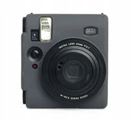 Torby fotograficzne i futerały - Futerał Etui Pokrowiec Case Silikon Do Fuji Fujifilm Instax Mini 99 Szary - miniaturka - grafika 1