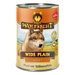 WOLFSBLUT Adult Wide Plain - Konina z batatami - 6 x 395 g - Mokra karma dla psów WOLFSBLUT Adult Wide Plain - Konina z batatami - 6 x 395 g - Mokra karma dla psów - miniaturka - grafika 1