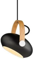Lampy sufitowe - Halo Design - D.C Lampa Wisząca Ø18 Black/Oak Halo Design - miniaturka - grafika 1