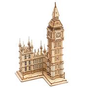 Puzzle - Drewniane Puzzle 3D LED Big Ben - Robotime Technology - miniaturka - grafika 1