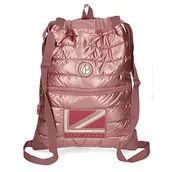 Plecaki - Pepe Jeans Carol plecak z zamkiem błyskawicznym, różowy, 35 x 46 cm, poliester - miniaturka - grafika 1
