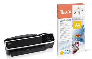 Peach PL900 Laminator High Speed DIN A3 z 100 kieszeniami do laminowania A4 przezroczysty w 60 sekund 2 x 250 mikronów 1000 mm/min Ponad 2 strony DIN A3 Automatyczne wykrywanie folii - Laminatory - miniaturka - grafika 1