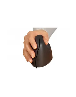 Bakker Elkhuizen Evoluent Standard Right, mouse black / silver - Myszki - miniaturka - grafika 1