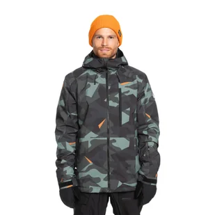 Kurtka snowboardowa męska Quiksilver Mission Printed - Kurtki narciarskie - miniaturka - grafika 1