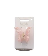 Ozdoby do włosów - Solida Haarklammer rosa Schmetterling Klamry do włosów 1 szt. - miniaturka - grafika 1