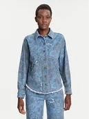 Koszule damskie - Desigual Koszula jeansowa Pasleyblue 25WWEW68 Niebieski Loose Fit - miniaturka - grafika 1