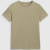 Koszulki dla dziewczynek - Koszulka Chłopięca 4F T-shirt Z Logo Jasna Zieleń 4FJWAW25TTSHM2399 Zielony 152 - miniaturka - grafika 1