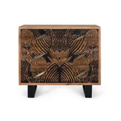 Komody - Komoda z drewna akacjowego i metalu - miniaturka - grafika 1