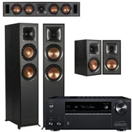Kino domowe - Onkyo TX-NR696 czarny Klipsch R-620F R-34C R-41M czarny - miniaturka - grafika 1