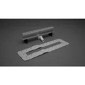 Odpływy liniowe - Radaway Odpływ liniowy 85 cm  do stosowania z płytkami o grubości 8-12 mm 5L085A - miniaturka - grafika 1