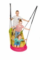 Place zabaw - Huśtawka KBT Huśtawka bocianie gniazdo Grandoh 170cm długości - wrzosowe - miniaturka - grafika 1