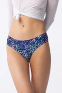 Majtki damskie - Figi damskie bezszwowe brazyliany w hipnotyzujący wzór Illusion Simple Brasil Julimex - miniaturka - grafika 1