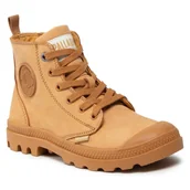Botki damskie - Trapery Palladium Pampa Hi Zip Nbk 96440-717-M Brązowy - miniaturka - grafika 1
