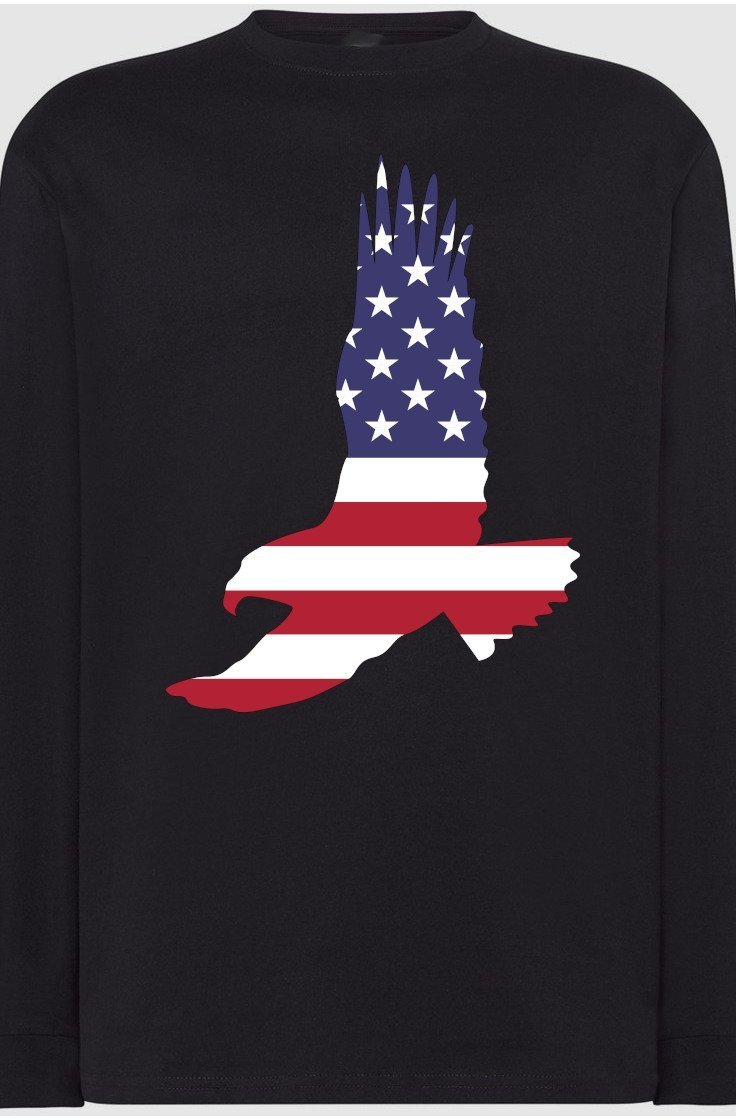 Orzeł USA Męska Bluza Longsleeve Rozm.XS