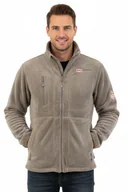 Bluzy męskie - Bluza męska Anapurna Utah polar beżowa-S - miniaturka - grafika 1